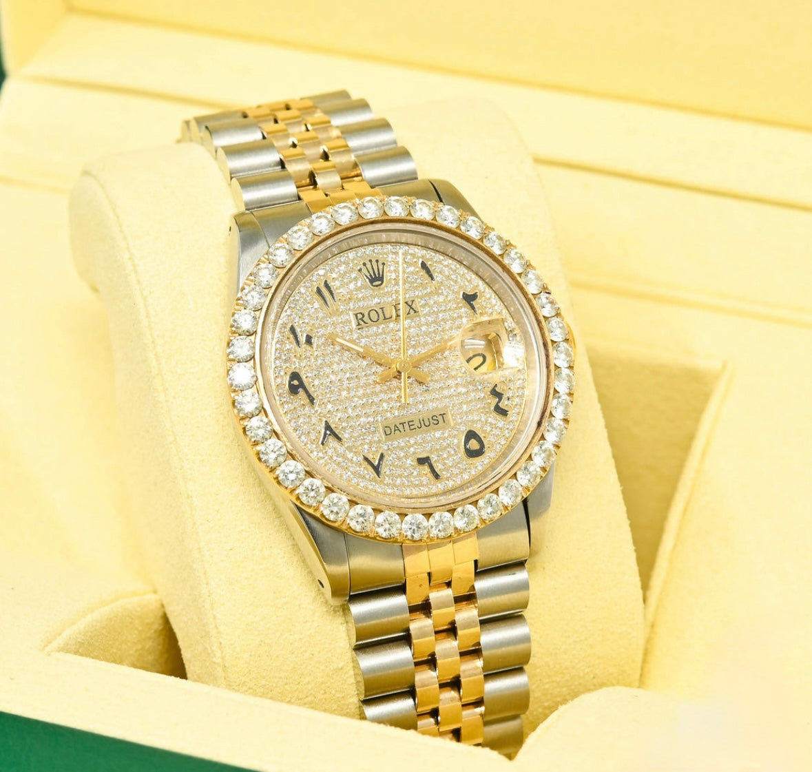 Rolex Datejust Arabic Iced