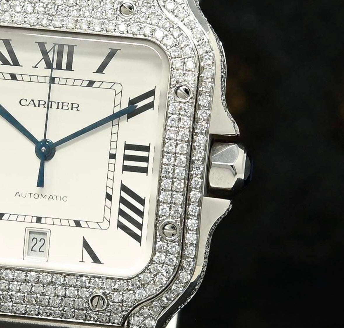 Cartier Santos 100 XL Iced