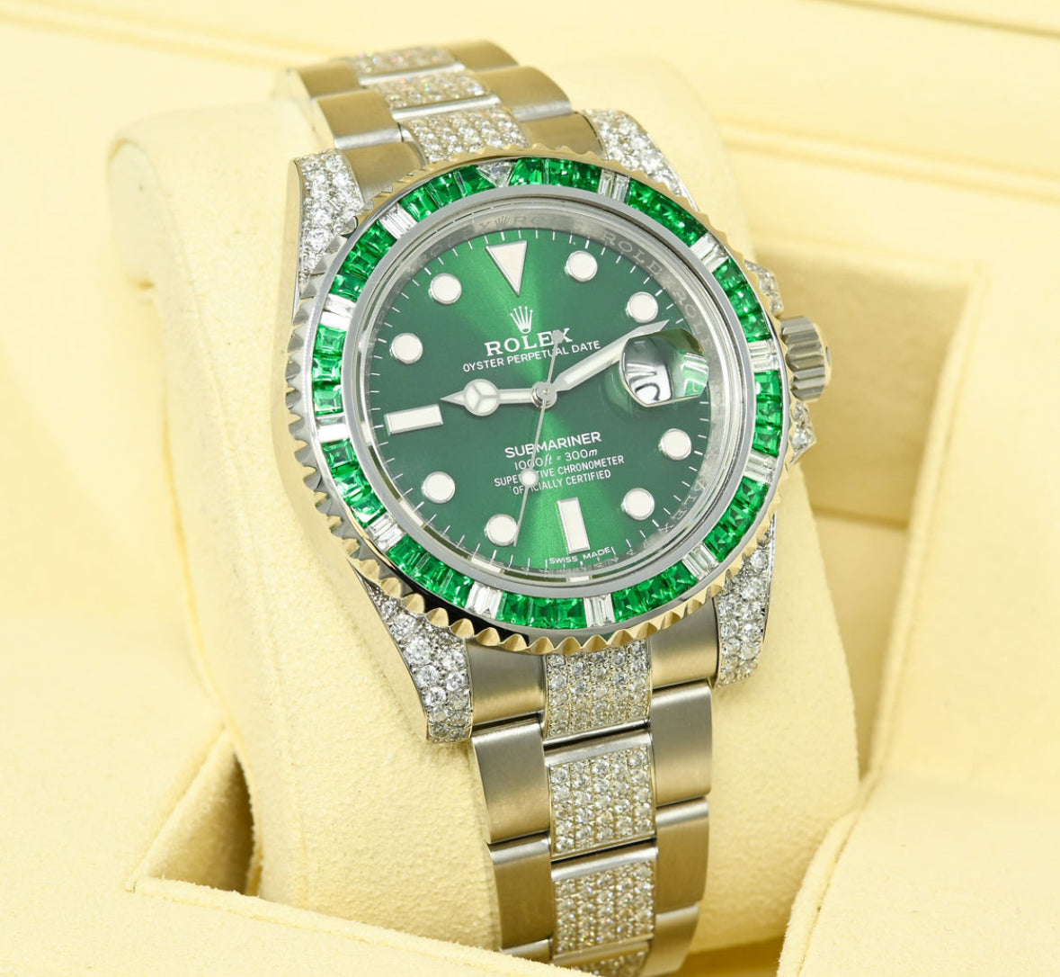 Rolex Submariner Hulk Iced & Emerald