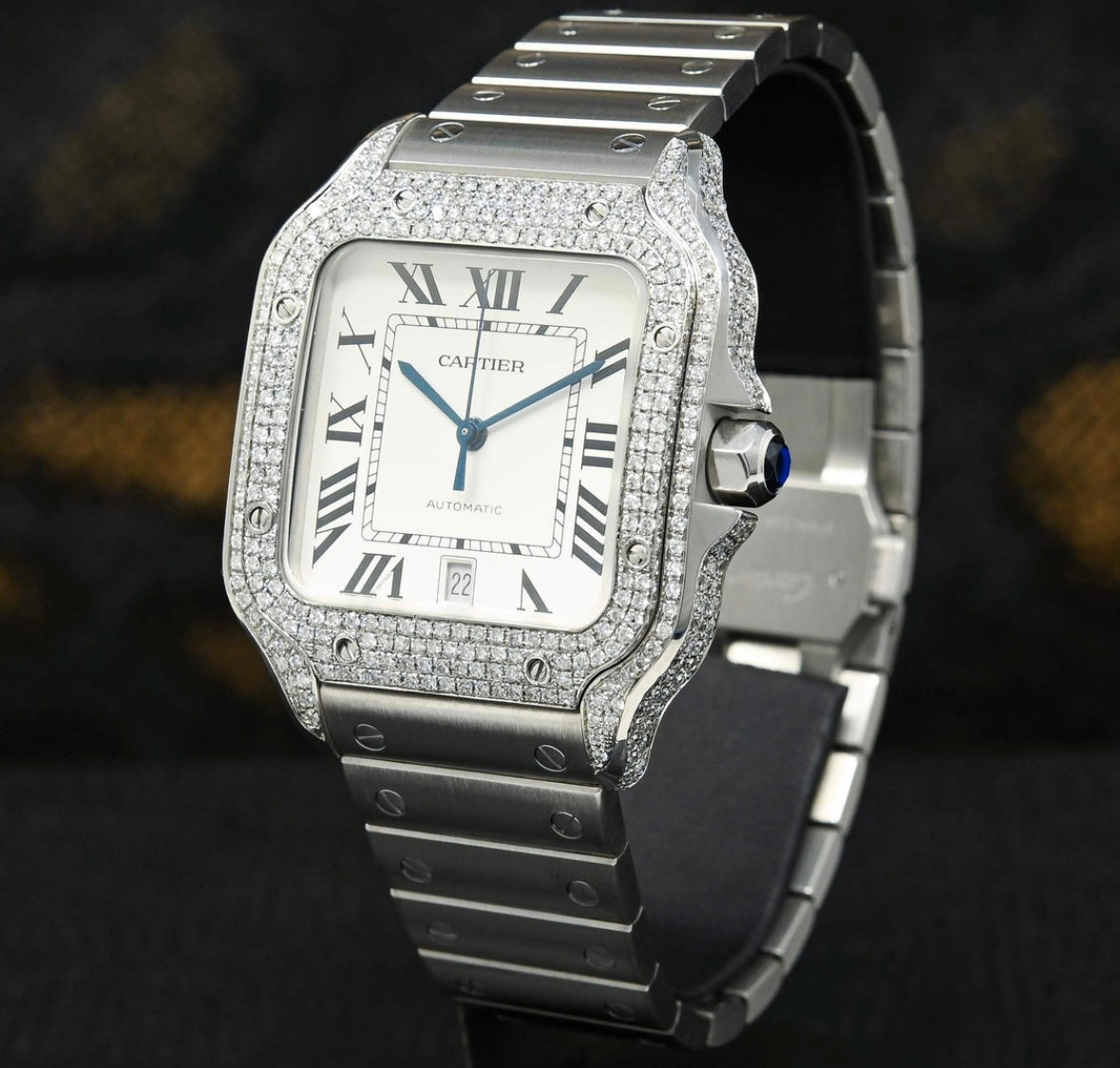 Cartier Santos 100 XL Iced