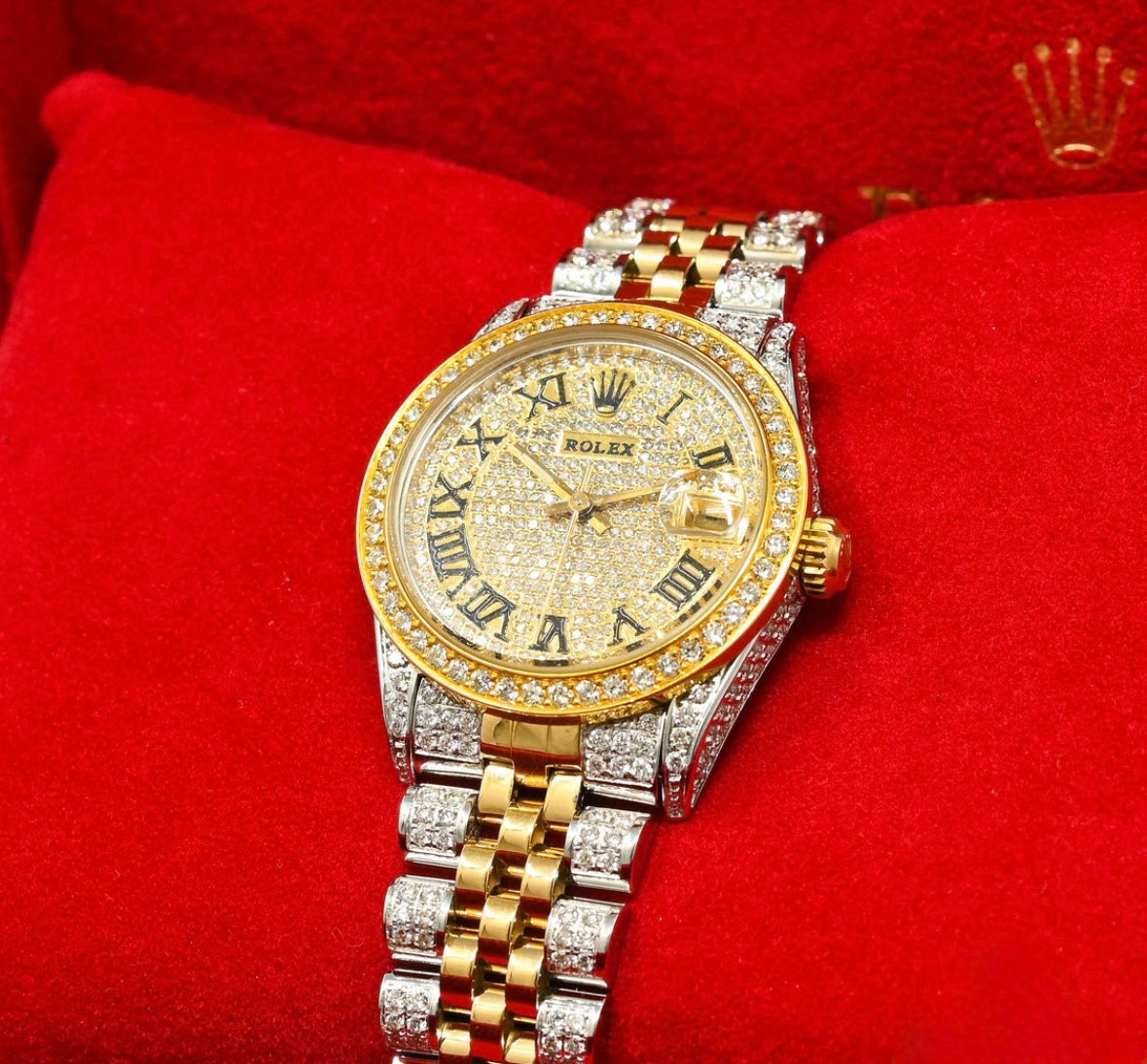 Rolex Lady-Datejust Iced Out