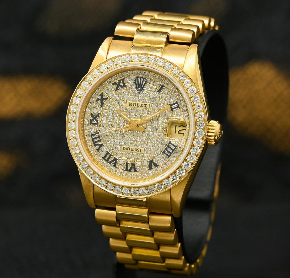 Rolex Lady-Datejust President Iced