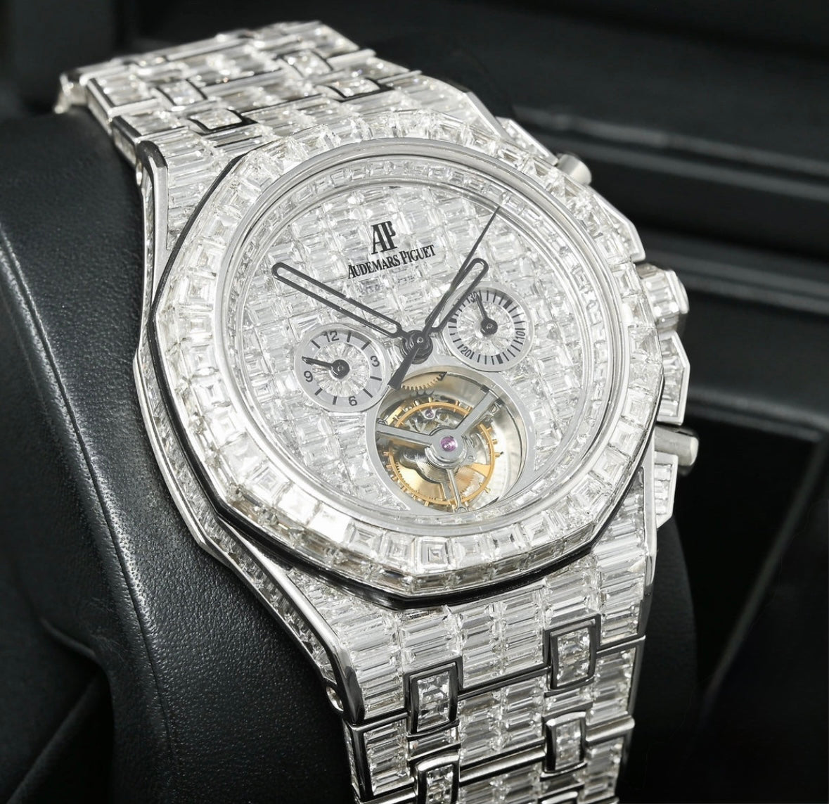 Audemars Piguet Offshore Tourbillon Full Iced Emerald Cut