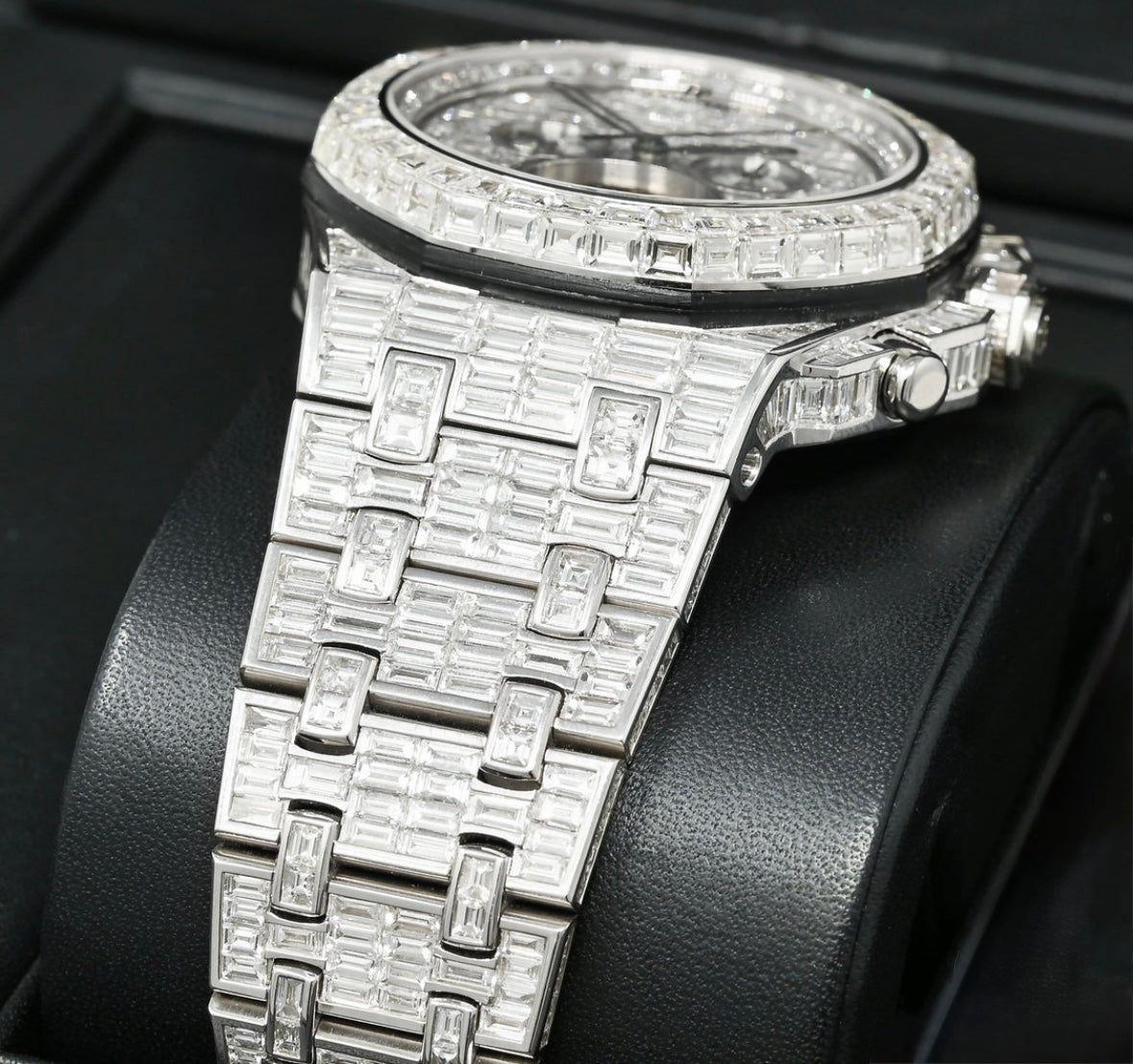 Audemars Piguet Offshore Tourbillon Full Iced Emerald Cut