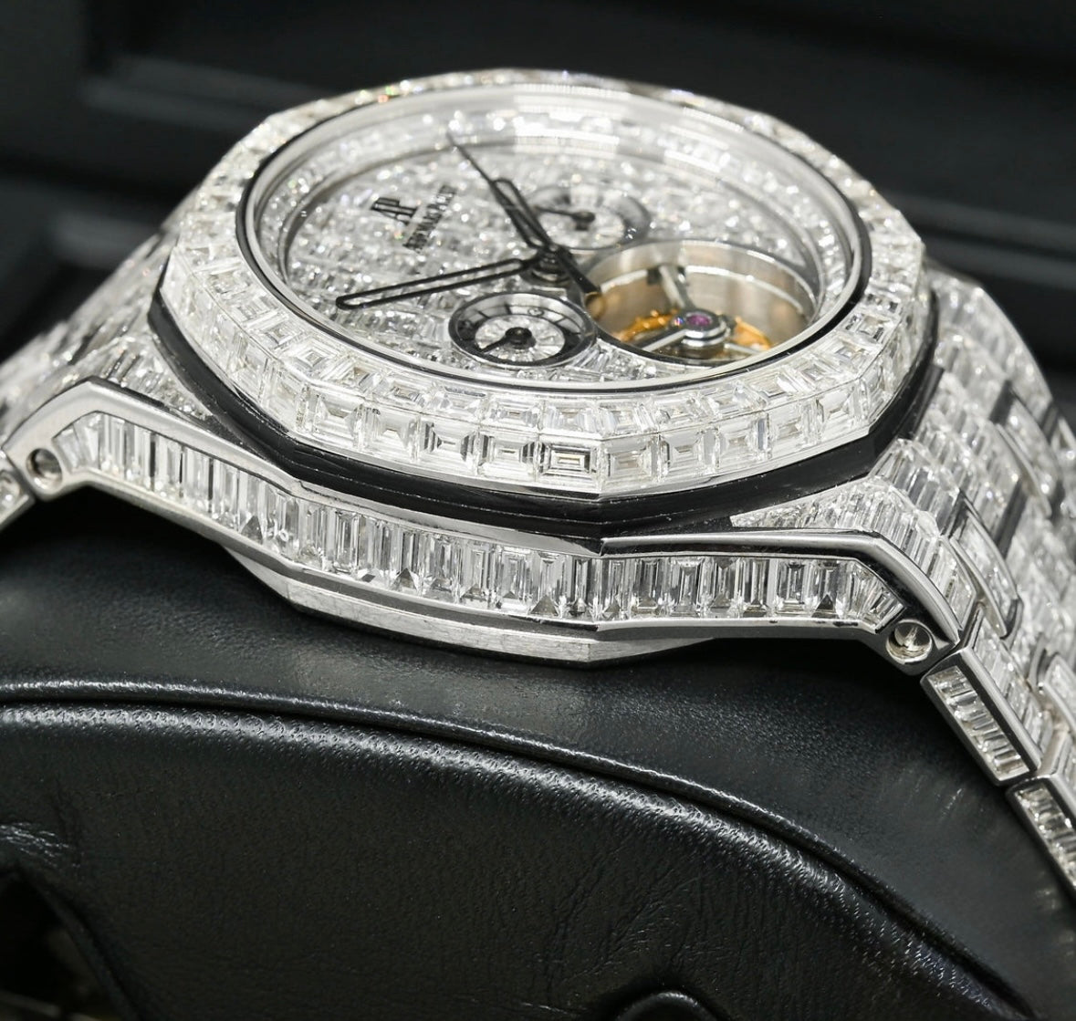Audemars Piguet Offshore Tourbillon Full Iced Emerald Cut
