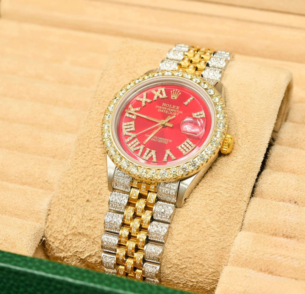 Rolex Datejust Rouge Jubilee Iced