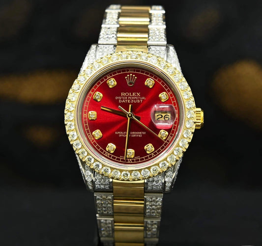 Rolex Datejust Oyster Iced Red
