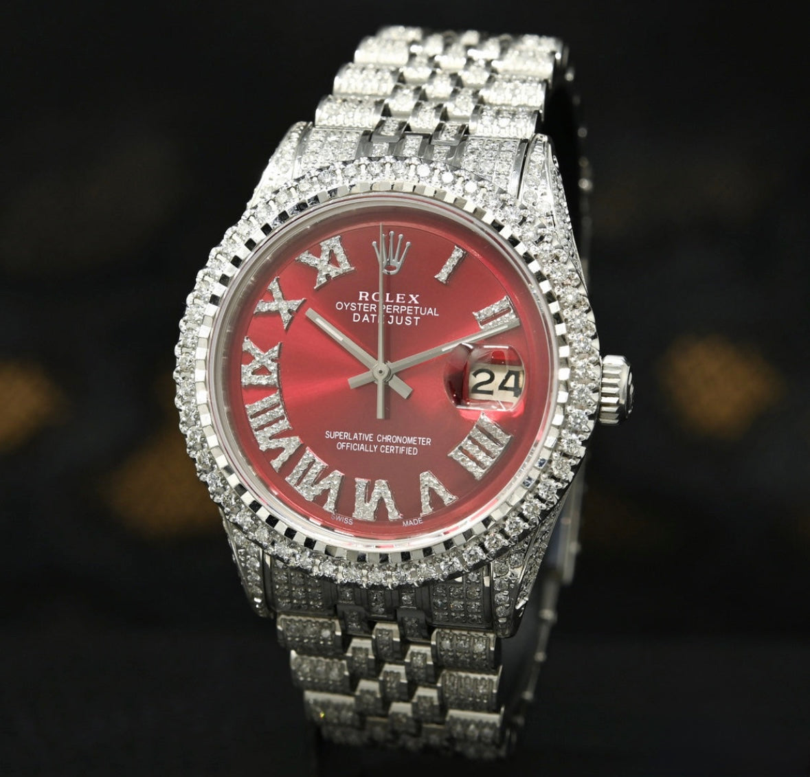 Rolex Datejust Iced Out
