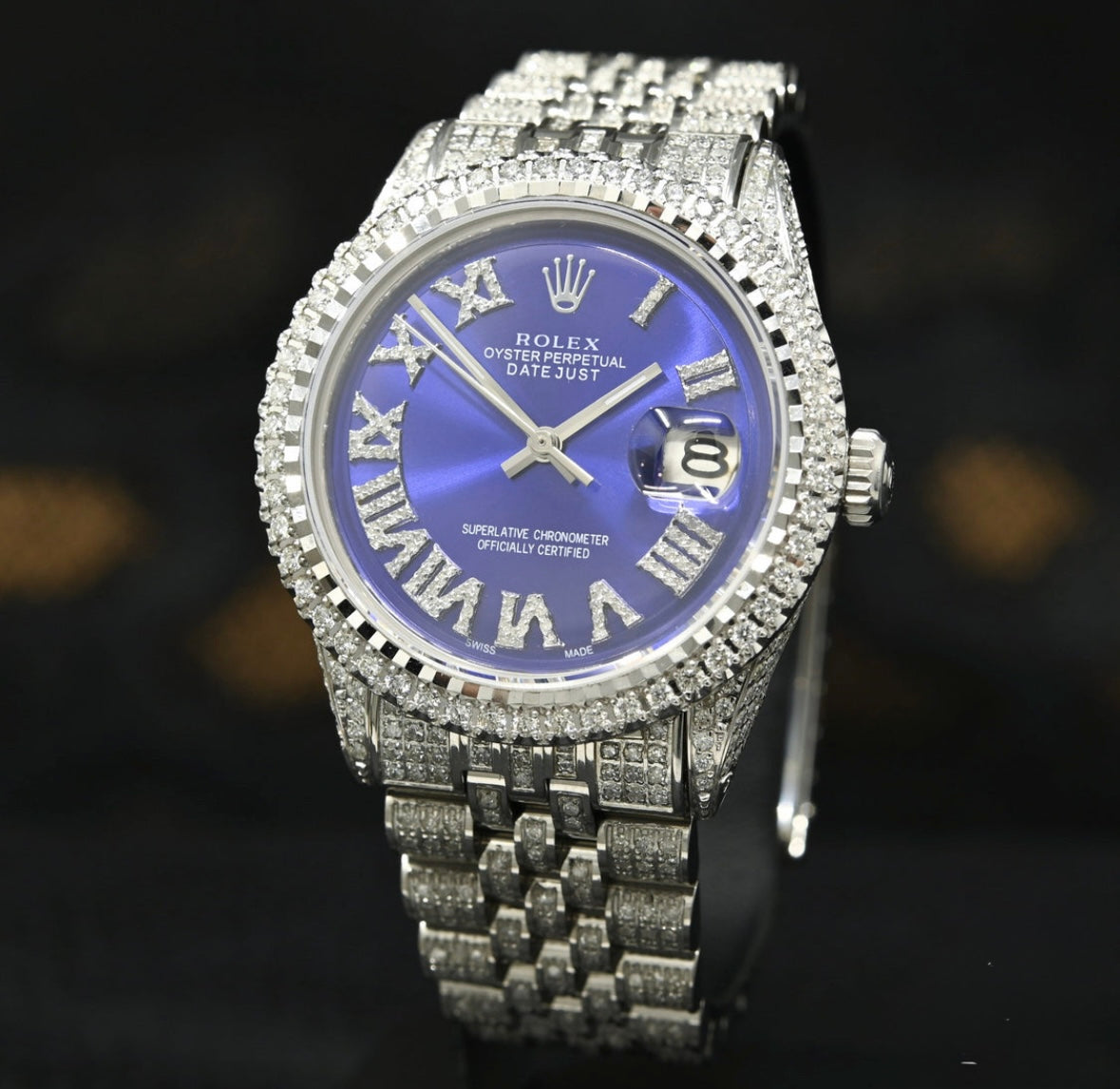 Rolex Datejust Iced Out