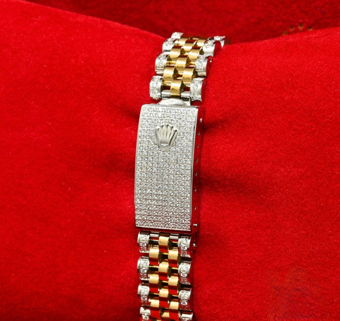 Rolex Lady-Datejust Iced Out