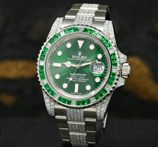 Rolex Submariner Hulk Iced & Emerald