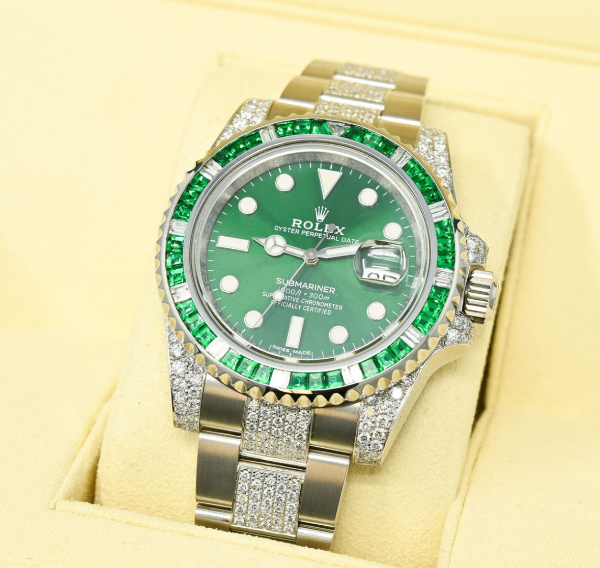 Rolex Submariner Hulk Iced & Emerald