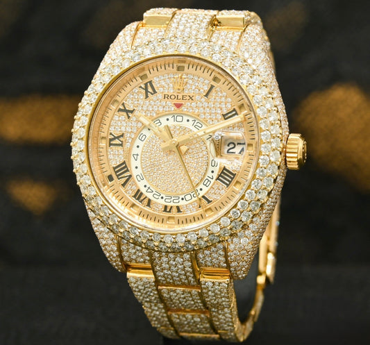 Rolex Sky-Dweller Full Honeycomb Iced