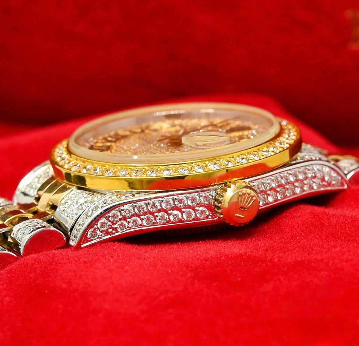 Rolex Lady-Datejust Iced Out