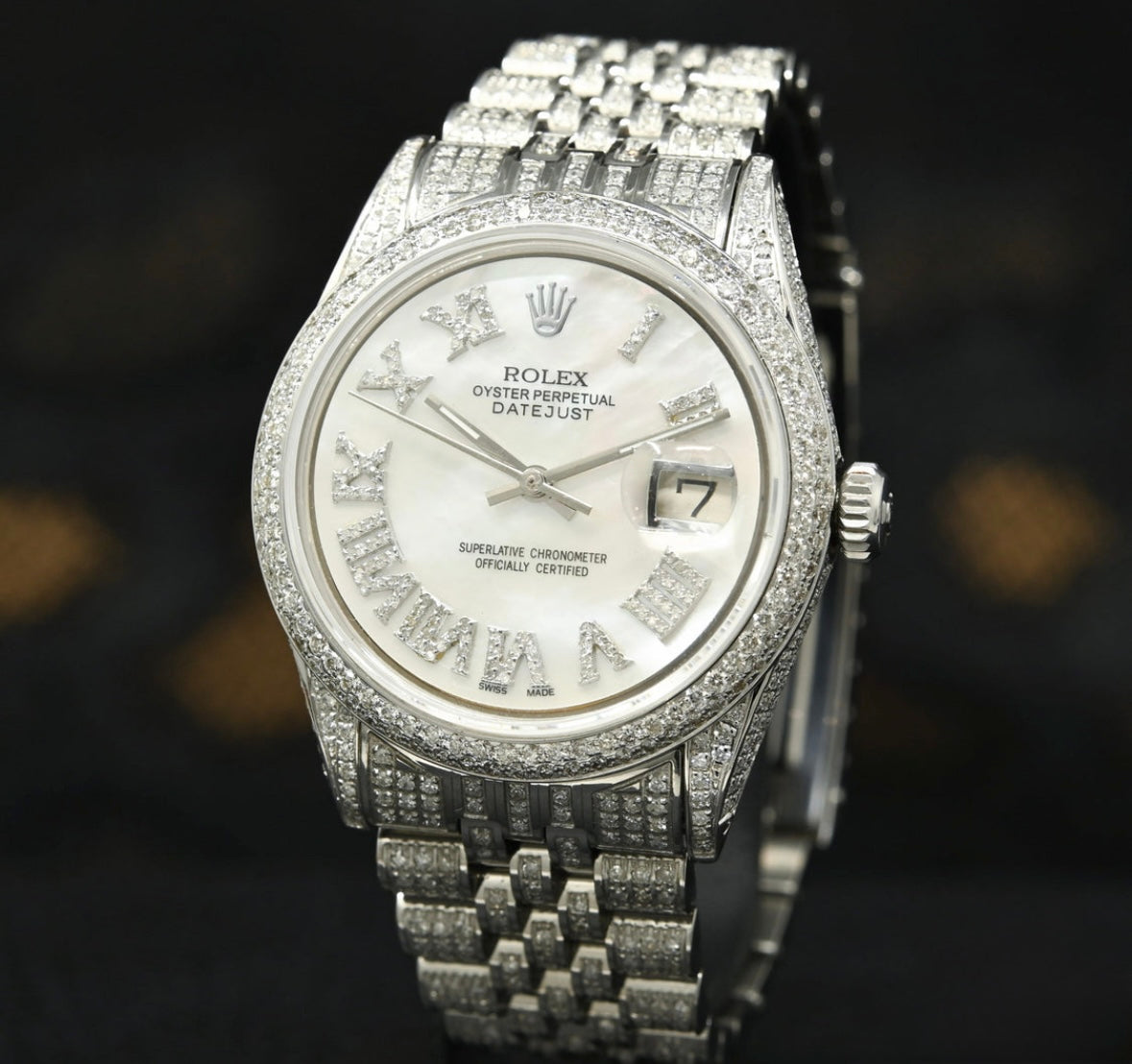 Rolex Datejust Iced Out
