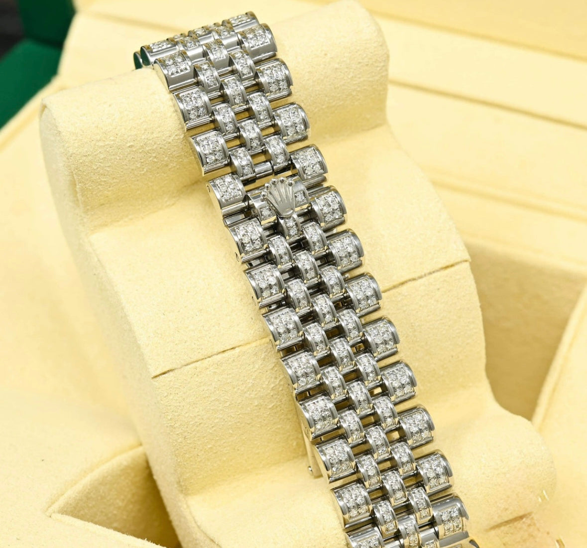 Rolex Datejust Pink Iced Out