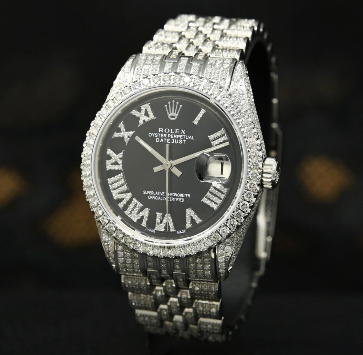 Rolex Datejust Iced Out