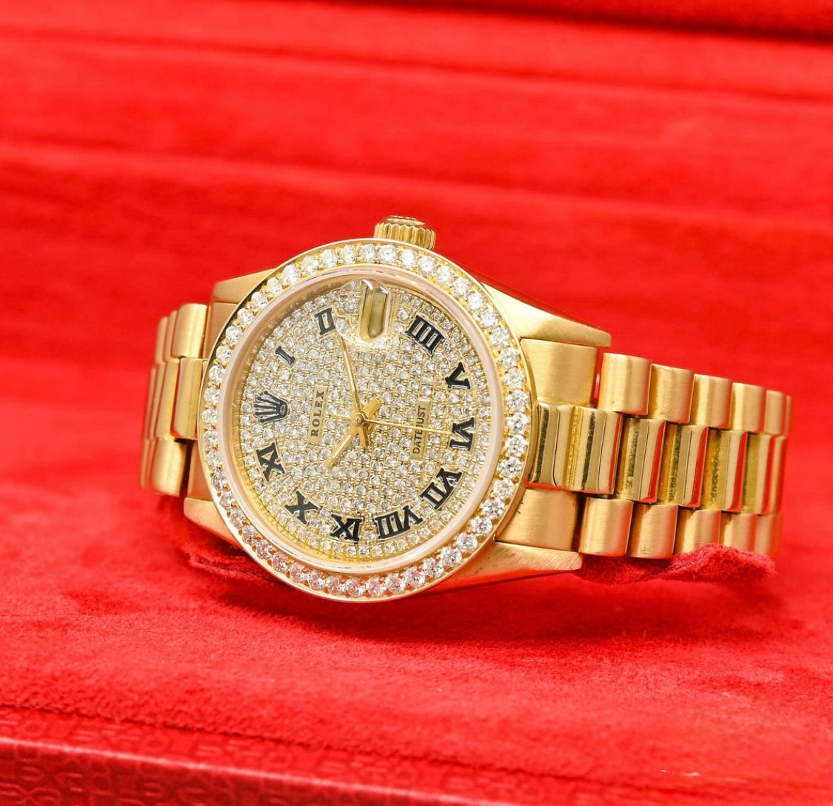Rolex Lady-Datejust President Iced