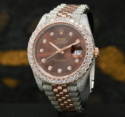 Rolex Datejust Jubilee Everose Iced