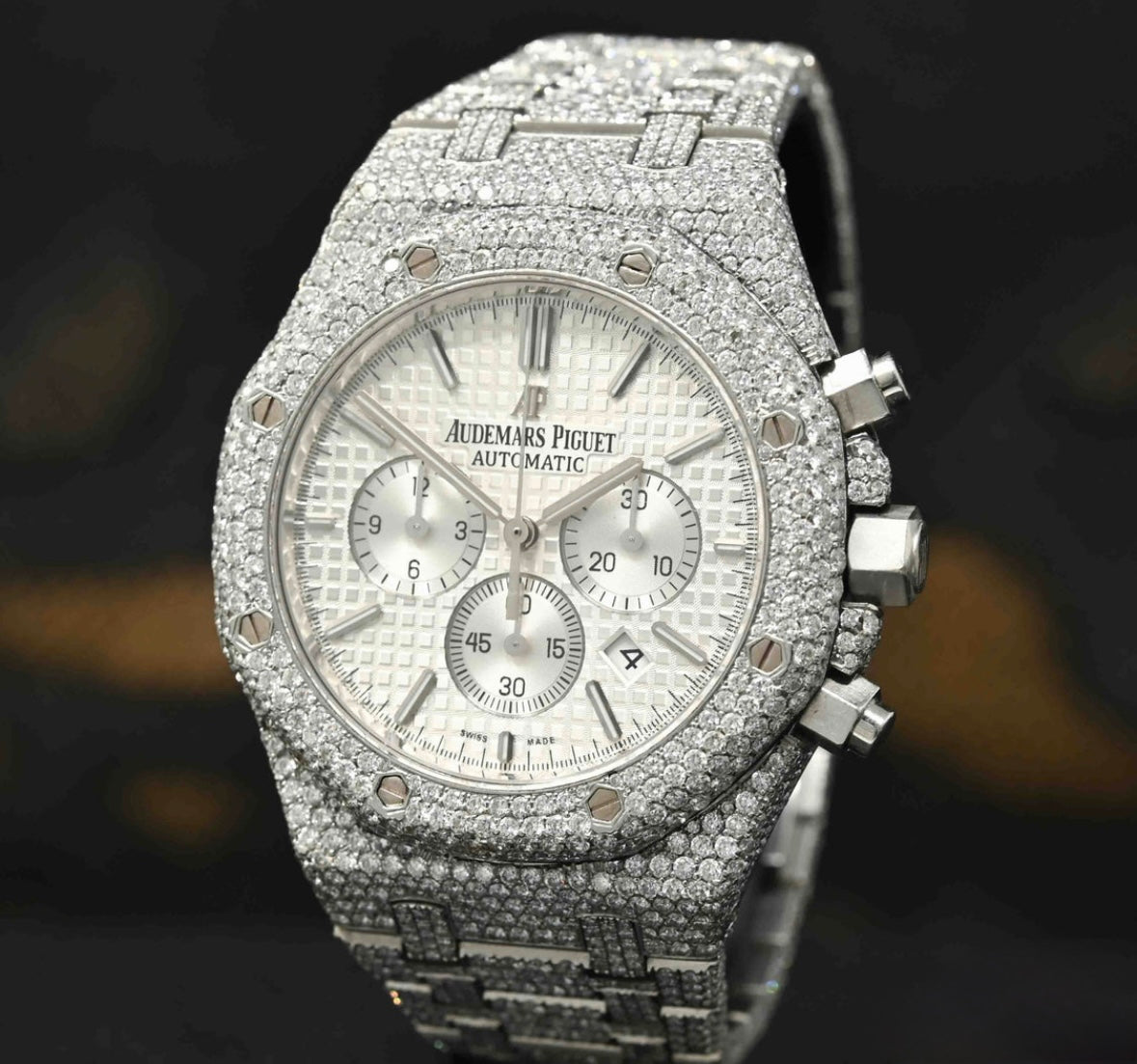 Audemars Piguet Royal Oak Chronograph Full Iced